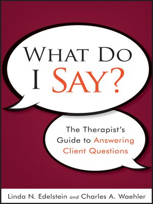 cover image of What Do I Say
